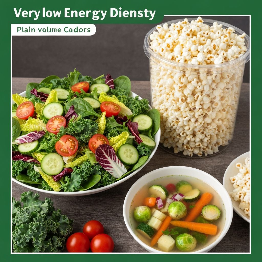 Very low energy density foods