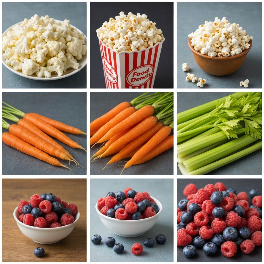 Grid composition of multiple food density examples